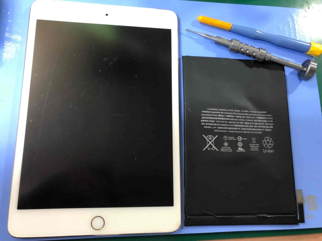 iPadmini4 バッテリー交換