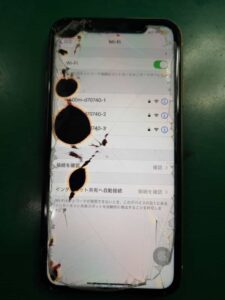 iPhoneXR 液晶修理　北千住